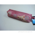 China Wholesale Polyster Cat Animal Pictures Beautiful Zipper Lock School Pencil Case/Bag for Young Girls